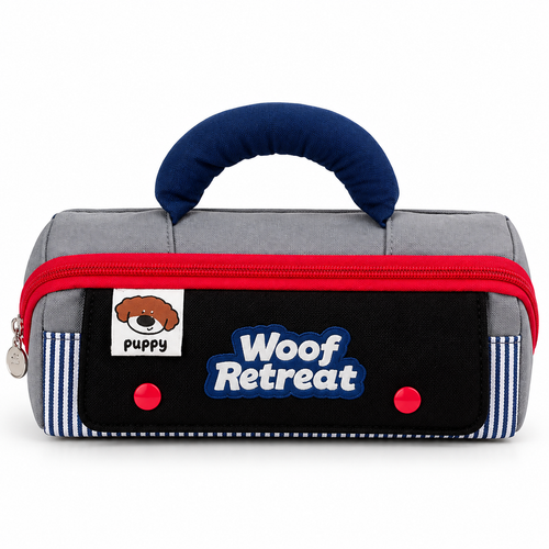 Kiwoo Woof Retreat Handle Pencil Pouch
