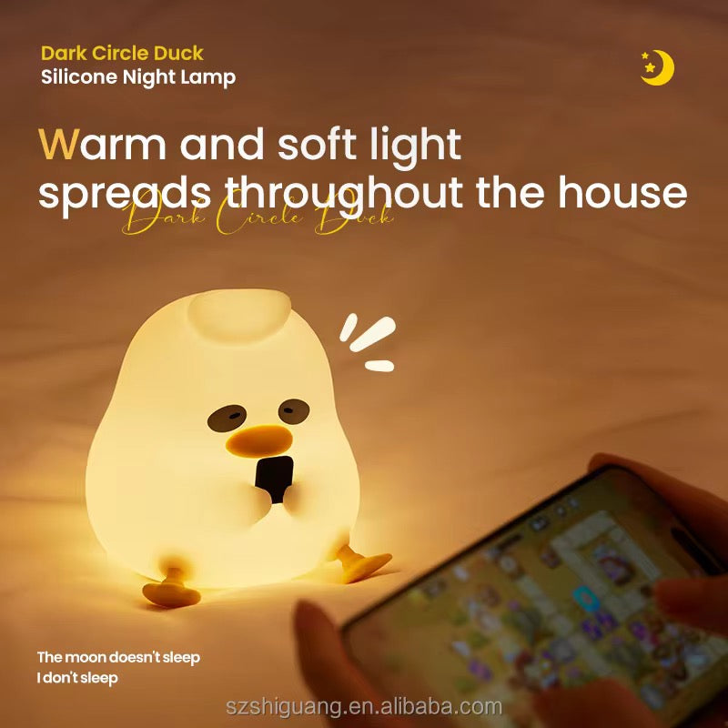 Kiwoo Darkwing Duckling Silicone Night Lamp