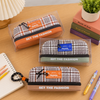 Kiwoo Voyager Check Pencil Pouch - KIQOO