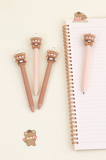 Kiwoo Coffee Bear Pencils 🐻☕ - KIQOO