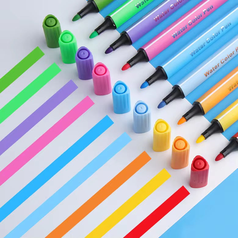Kiwoo Washable Water Colour Pen Set 🎨💧 - KIQOO