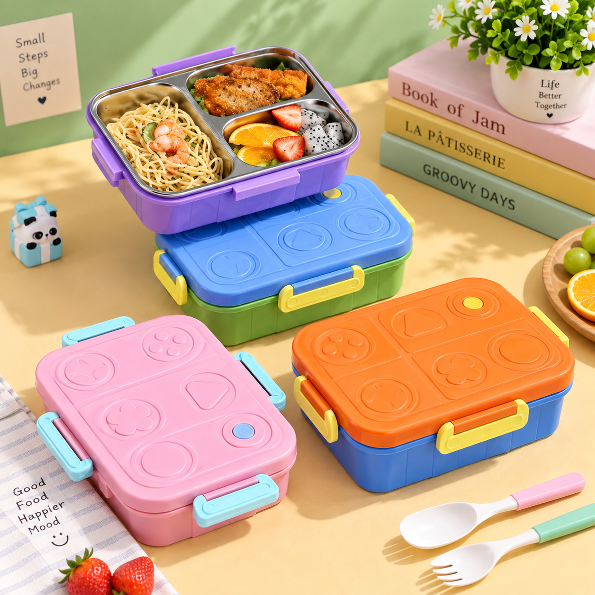 Kiwoo BentoPop Stainless Steel Lunch Box