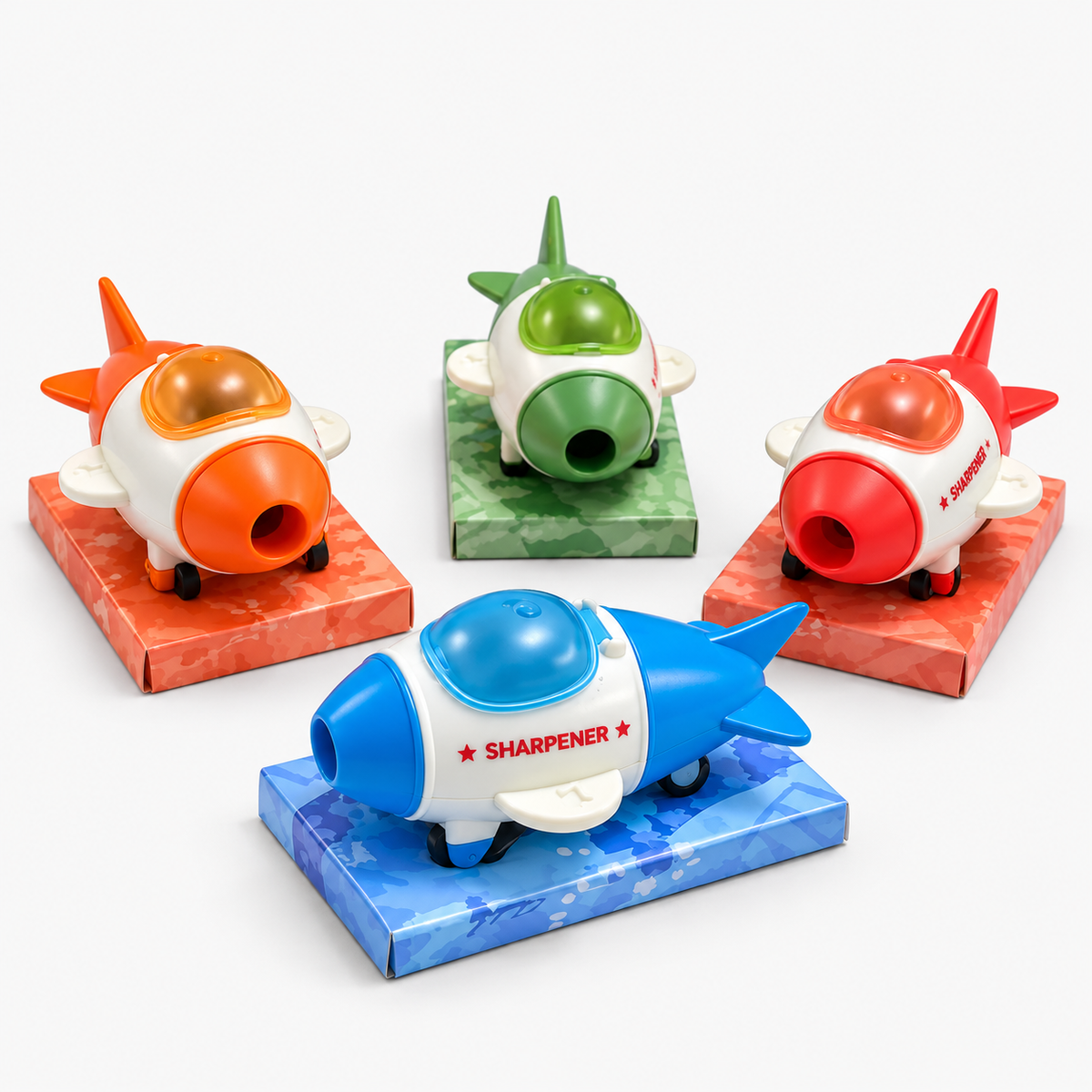 Kiwoo AstroPop Rocket Eraser Sharpener