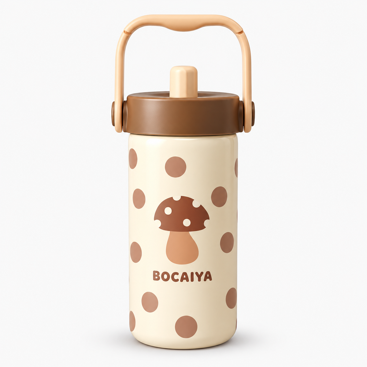 Kiwoo Carry Cute Bottle (Cream-Brown)