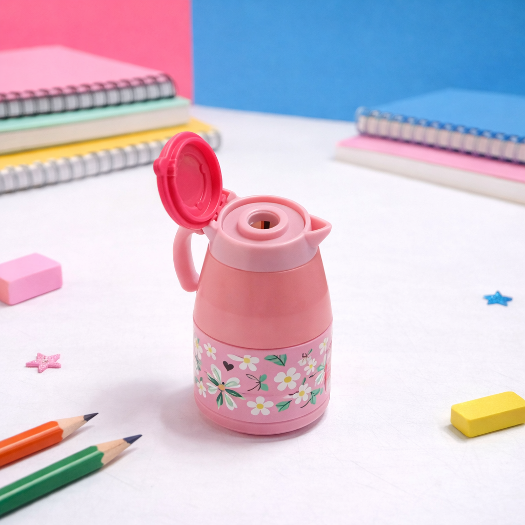 Kiwoo PourPop Jug Eraser Sharpener 🫖✨ - KIQOO