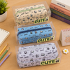 Kiwoo Panda Double-Zip Pencil Pouch - KIQOO