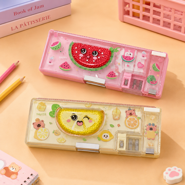 Kiwoo Cute Magnetic Pencil Box (Buy1 Get1 Free)
