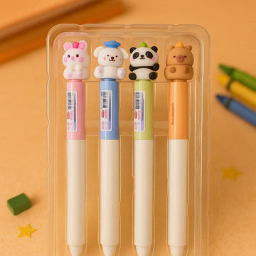 Kiwoo Furry Friends 360° Rotating Erasable Pens 🐼 - KIQOO