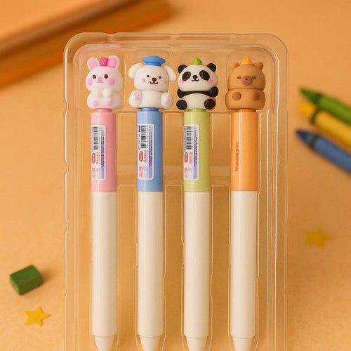 Kiwoo Furry Friends 360° Rotating Erasable Pens 🐼 - KIQOO