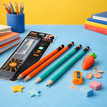 Kiwoo Smart Carrot Pencil Kit ✏️🧡 - KIQOO