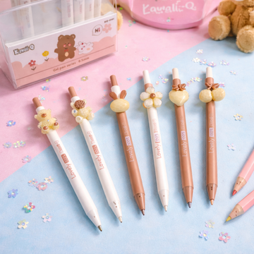 Kiwoo Crystal Bloom Pen Set 🌸✨ - KIQOO