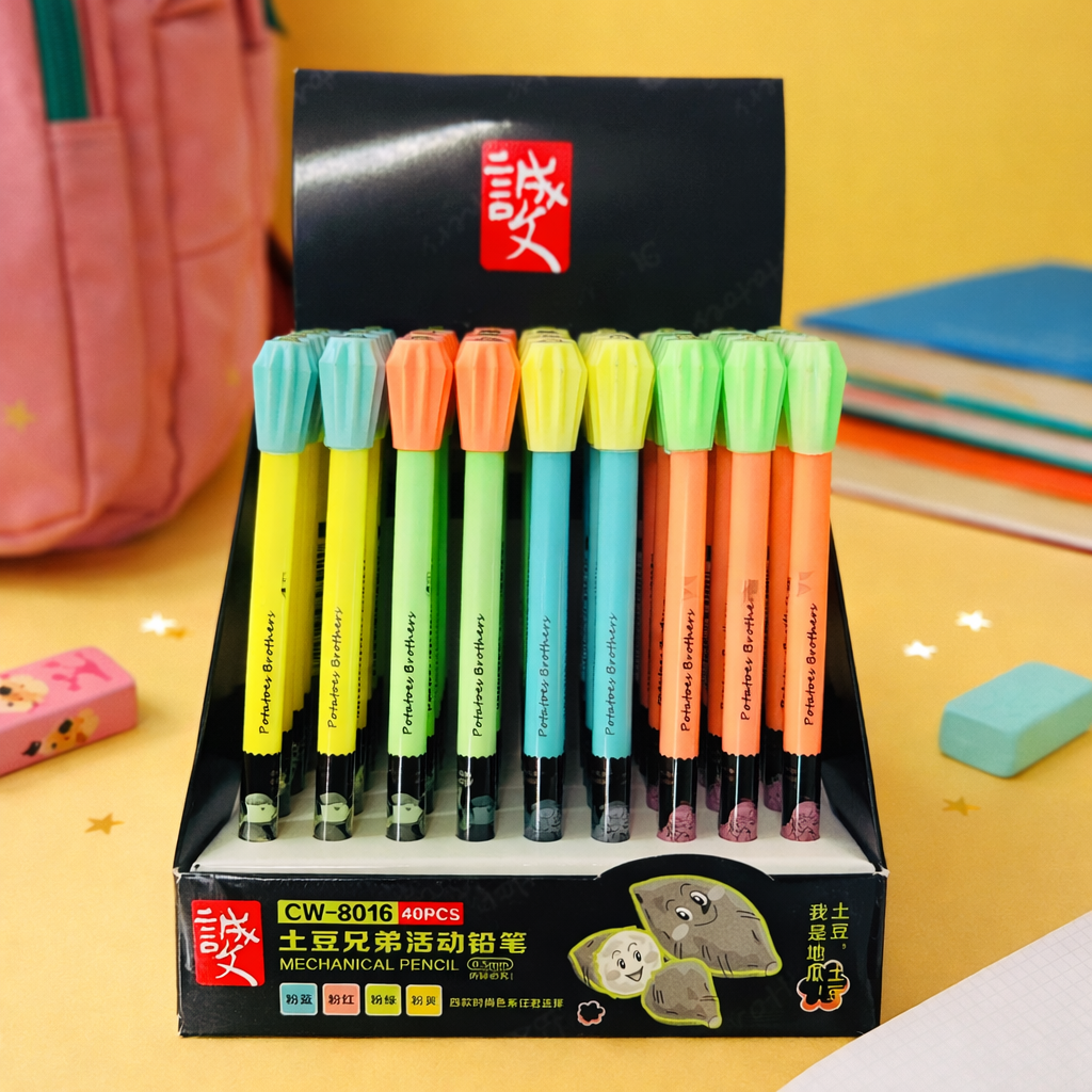 Kiwoo NeonSnap Mechanical Pencil ⚡ - KIQOO