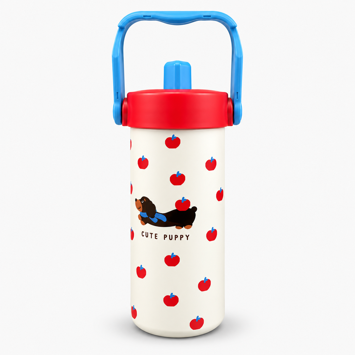 Kiwoo Carry Cute Bottle (Cream-Red)