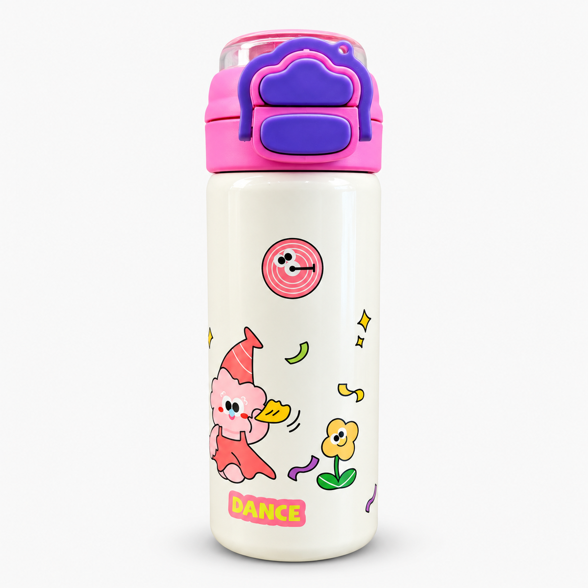Cartoon characters sipper bottle (Purple)