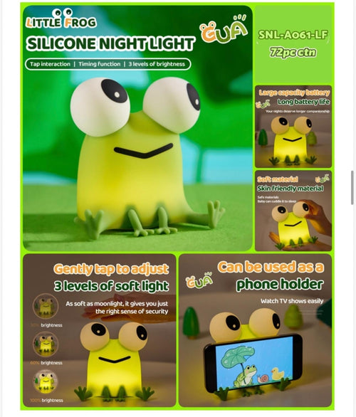 Kiwoo Frog Silicone Night Lamp