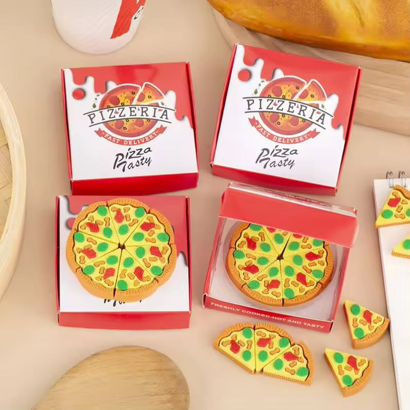 Kiwoo Pizza Eraser Box 🍕 - KIQOO