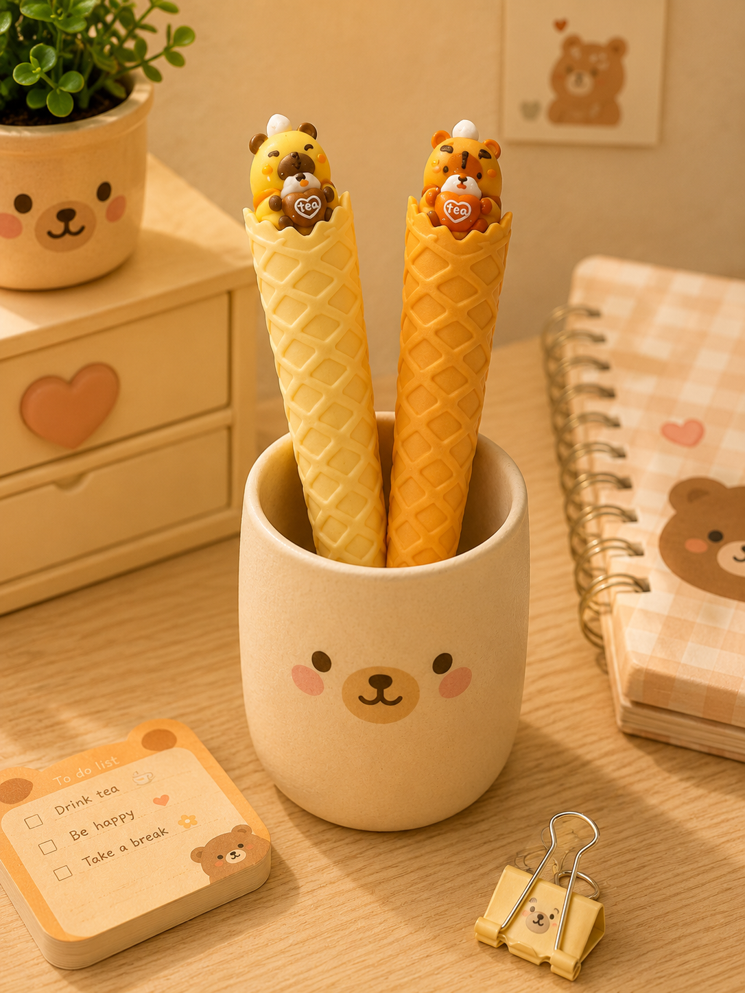 Kiwoo CapyCalm Ice Cream Gel Pen