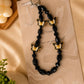 Kiwoo Noir Butterfly Beaded Bag Charm - KIQOO