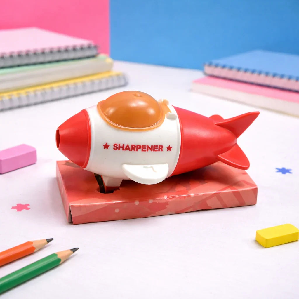 Kiwoo AstroPop Rocket Eraser Sharpener 🚀✨ - KIQOO