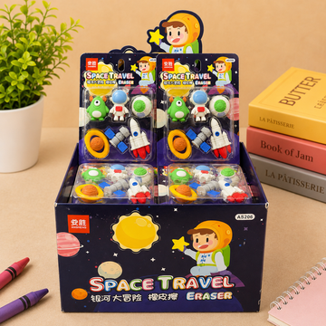 Kiwoo Space Explorer Eraser Pack - KIQOO