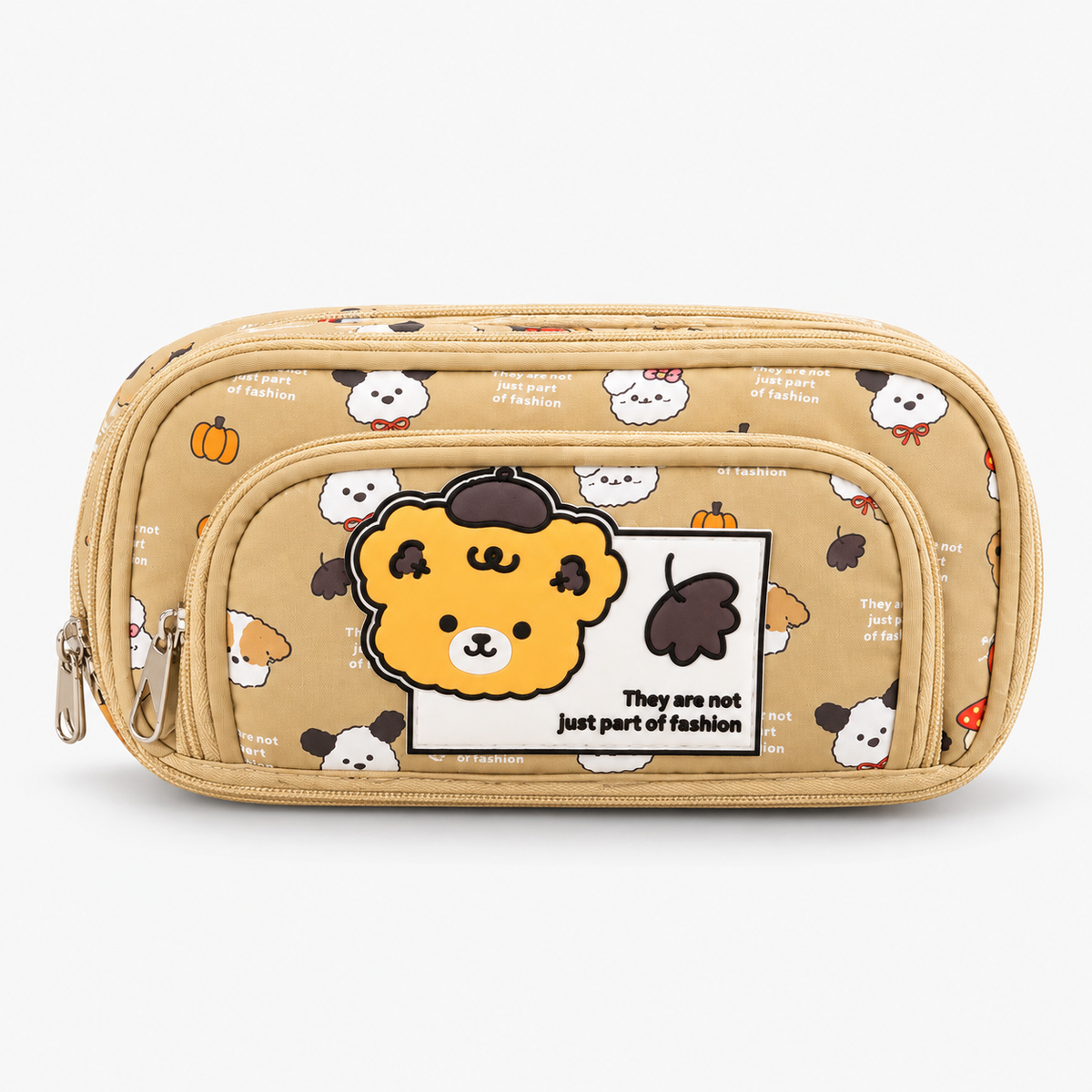 Kiwoo Pumpkin Bear Pencil Pouch