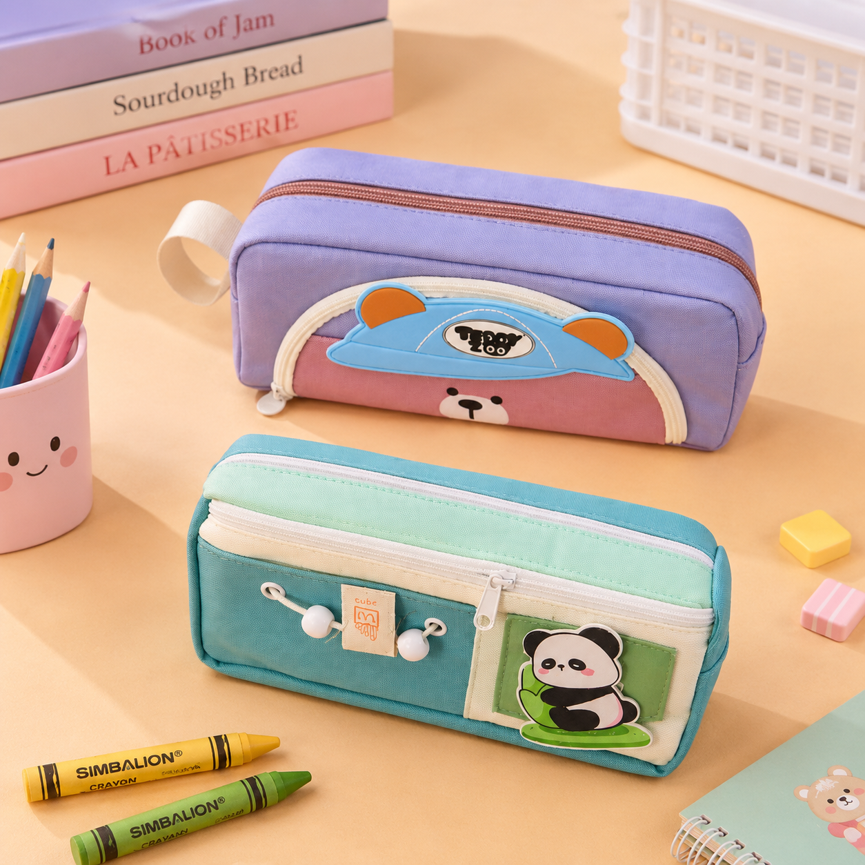 Kiwoo Pocket Duo Pencil Pouch (Buy1 Get1 Free) - KIQOO