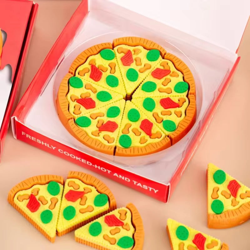 Kiwoo Pizza Eraser Box 🍕 - KIQOO