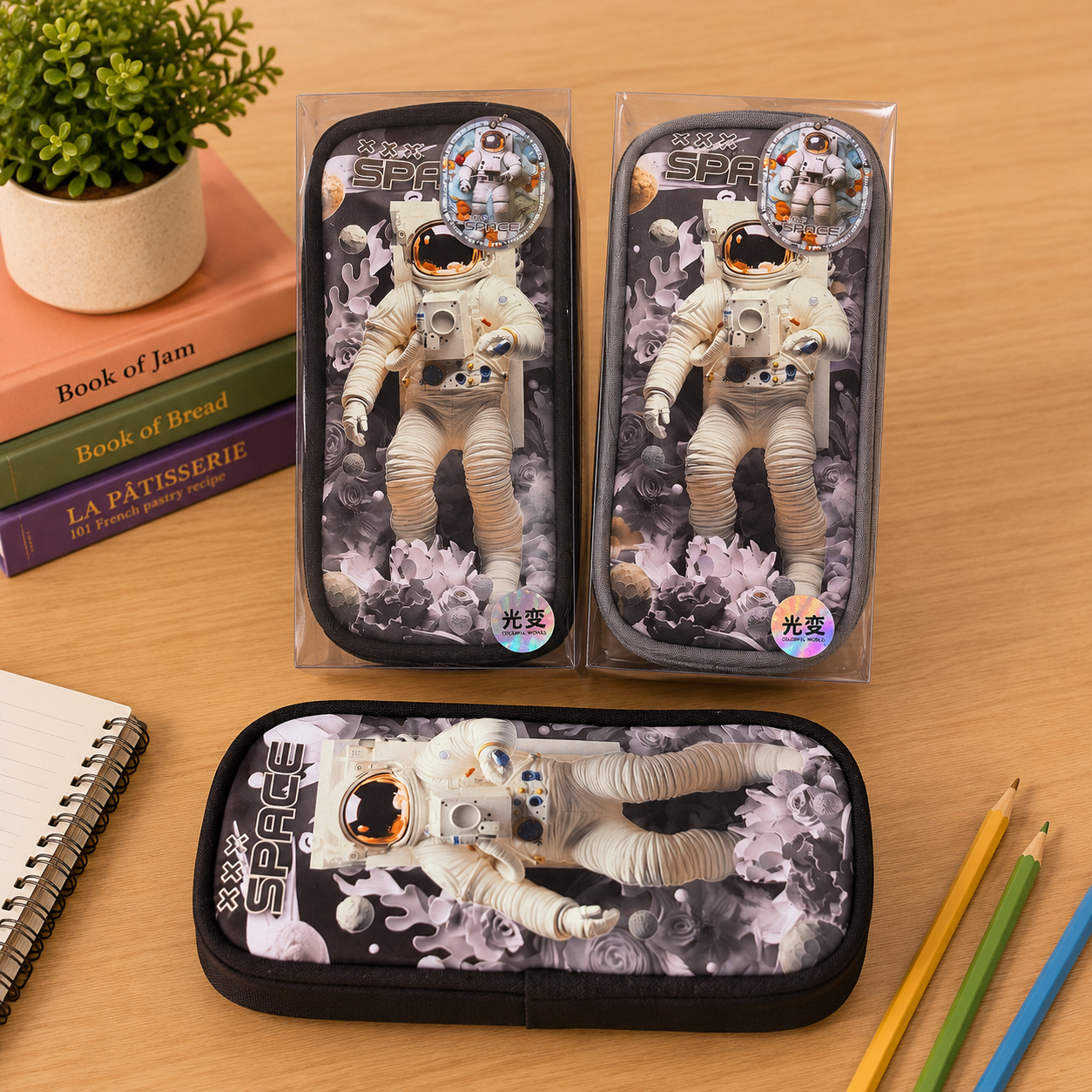Kiwoo Astronaut Hardtop Pencil Case - KIQOO