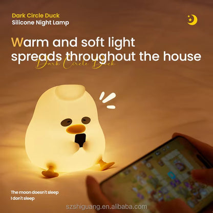 Kiwoo Darkwing Duckling Silicone Night Lamp - KIQOO