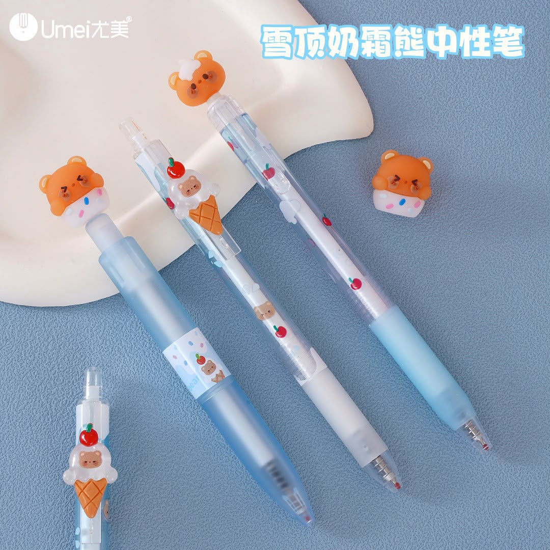 Kiwoo Ice Cream Bear  Pen