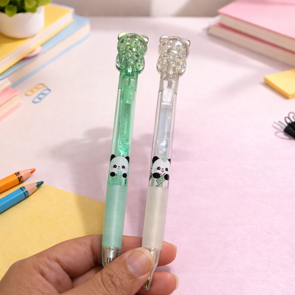 Kiwoo Crystal Panda Mechanical Pencil - KIQOO