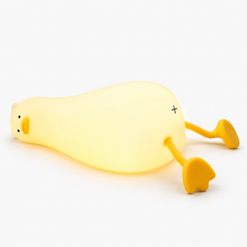 Kiwoo Lying Flat Duck Silicone Night Lamp