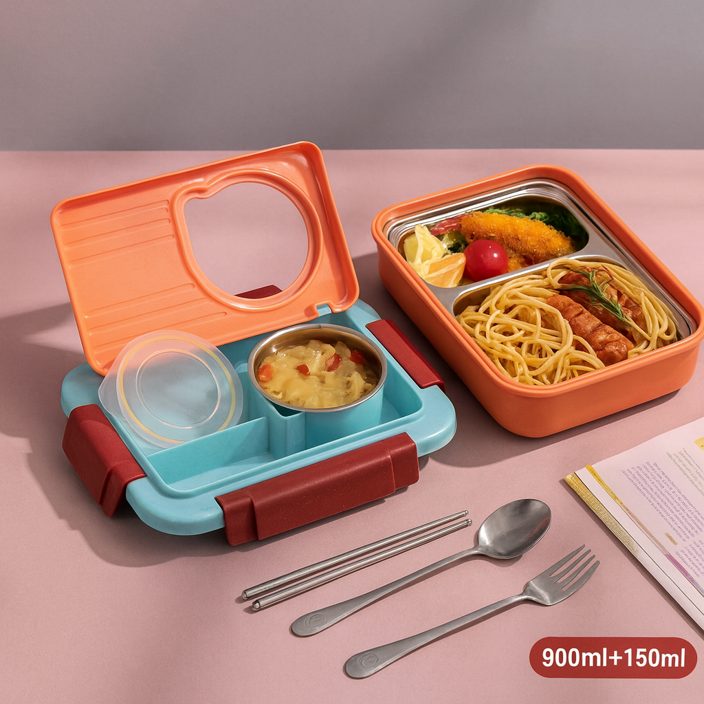 Kiwoo Moly Poly Funbite Bento Lunch Box - KIQOO
