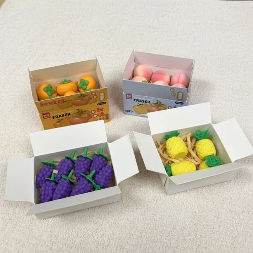 Kiwoo Fruit Carton Eraser (ASSORTED) - KIQOO
