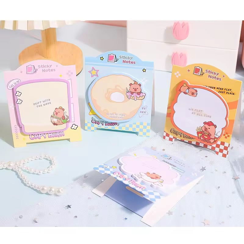 Kiwoo Pastel Cartoon Sticky Notes 🌈 - KIQOO