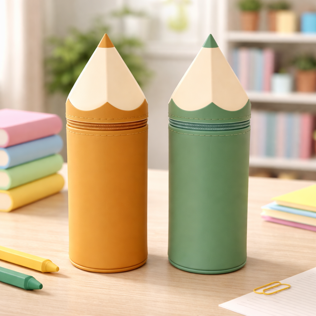 Kiwoo Pencil Shape Silicone Pencil Pouch - KIQOO
