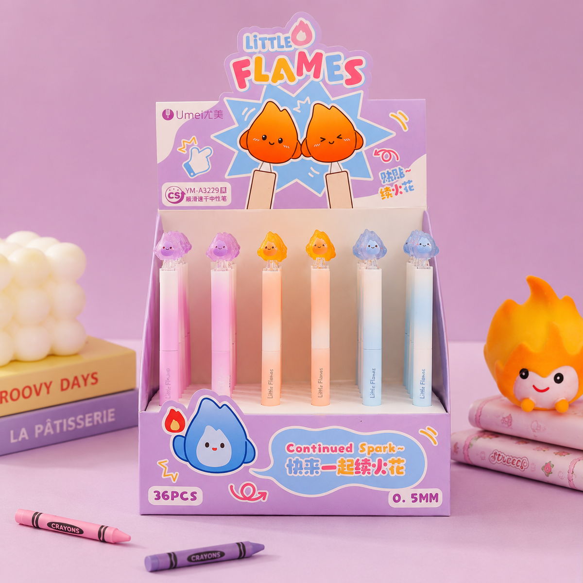 Kiwoo Little Flames Gel Pen - KIQOO