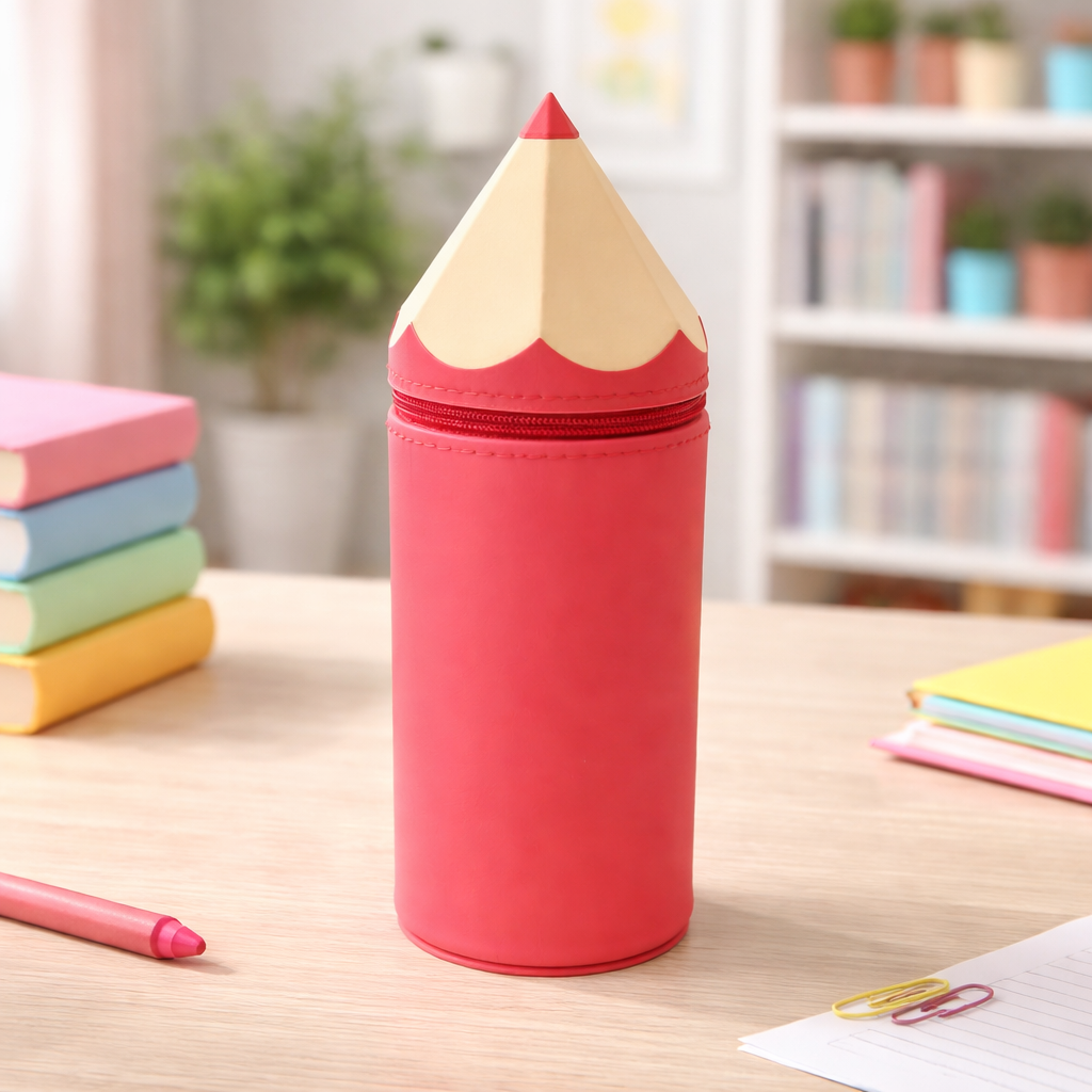 Kiwoo Pencil Shape Silicone Pencil Pouch - KIQOO