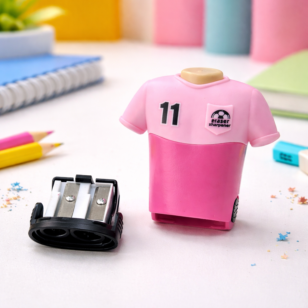 Kiwoo GoalMate Jersey Eraser Sharpener ⚽✨ - KIQOO
