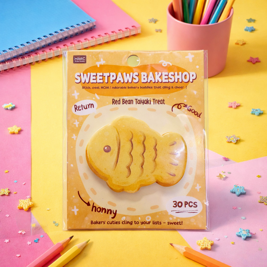 Kiwoo Sweet Treat Food Sticky Notes 🍔🍩 - KIQOO