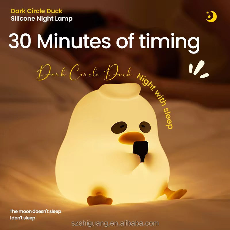 Kiwoo Darkwing Duckling Silicone Night Lamp