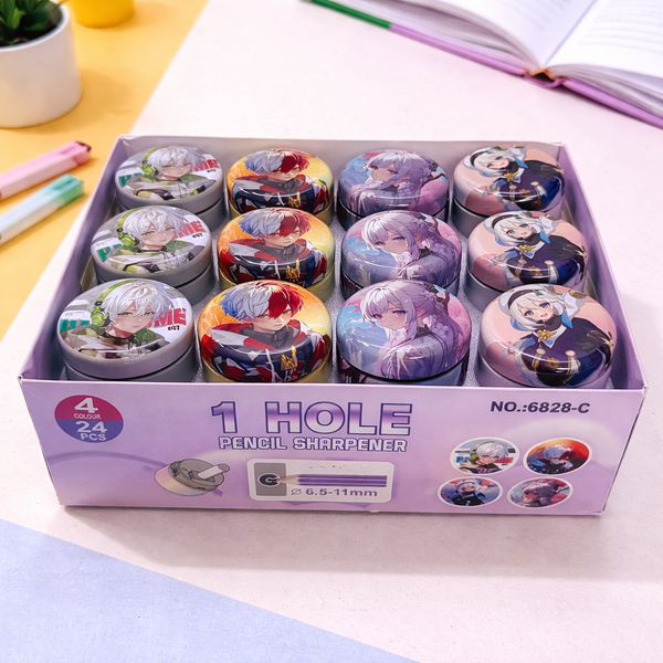 Kiwoo Anime Metal Pencil Sharpener - KIQOO