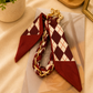 Kiwoo Argyle Scarf Bag Charm - KIQOO