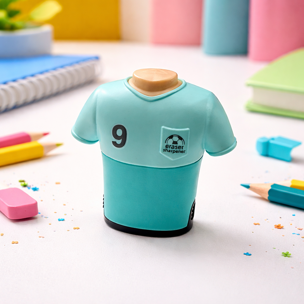 Kiwoo GoalMate Jersey Eraser Sharpener ⚽✨ - KIQOO