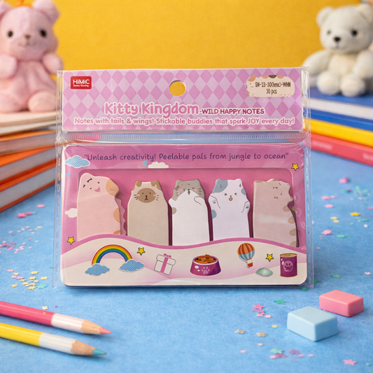Kiwoo Animal Friends Bookmark sticky notes Set 🐶🐼✨ - KIQOO