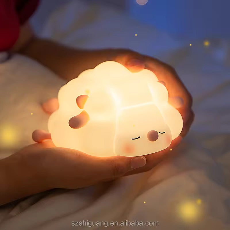 Kiwoo Sleeping Sheep Silicone Night Lamp