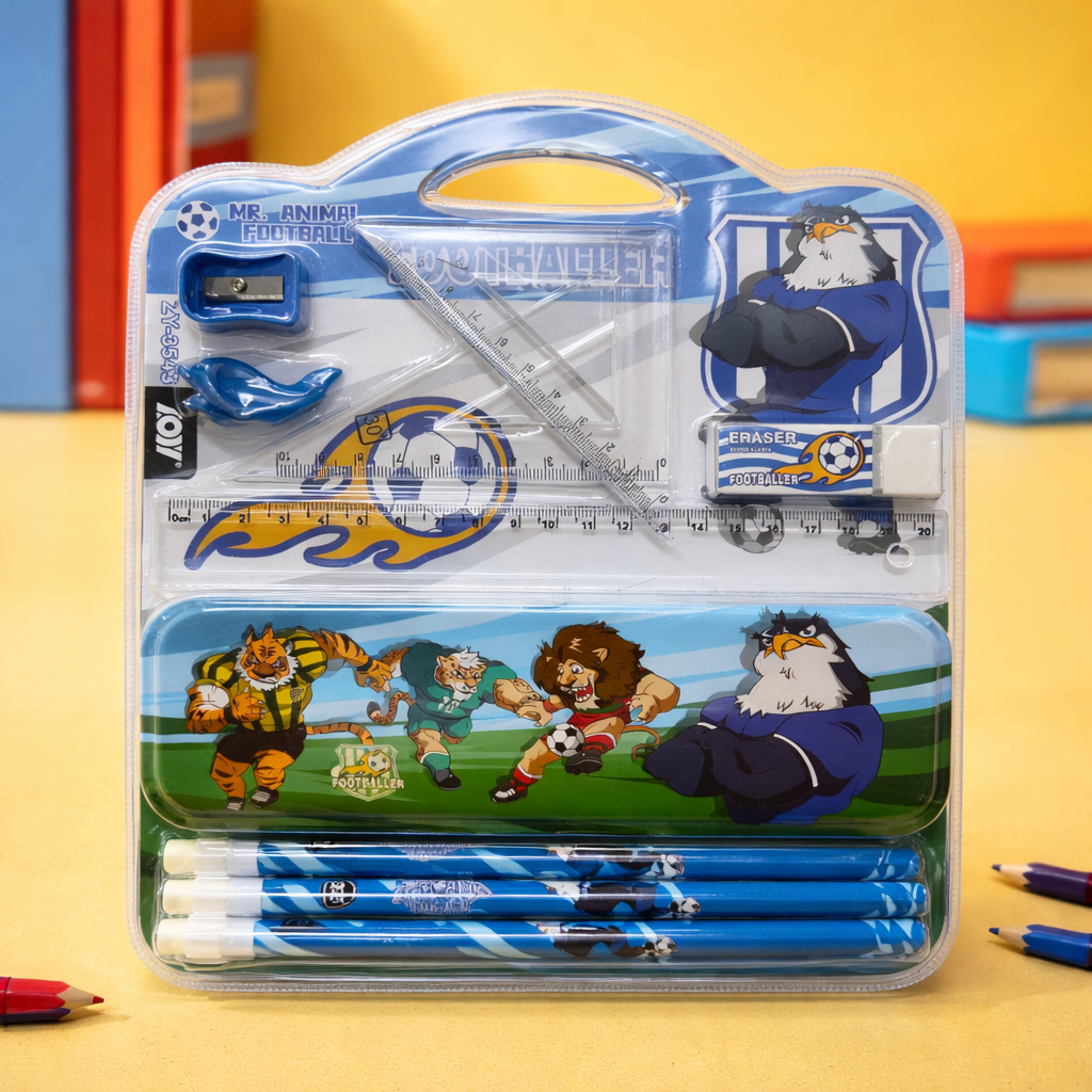 Kiwoo GoalChamp Football Stationery Set ⚽✨ - KIQOO