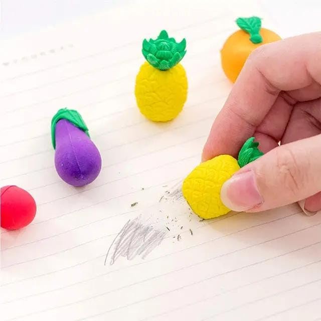 Kiwoo Fruit Carton Eraser (ASSORTED) - KIQOO