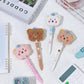 Kiwoo FluffyBear Plush Top Pen - KIQOO