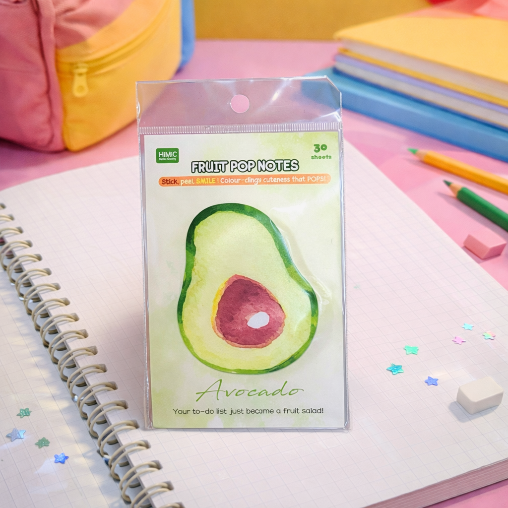 Kiwoo Fruity Cutie Sticky Notes🍇 🍋‍🟩 - KIQOO